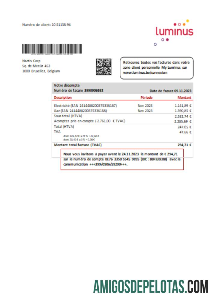 Projeto de lei de serviços públicos Luminus, SCR baixar para verificação